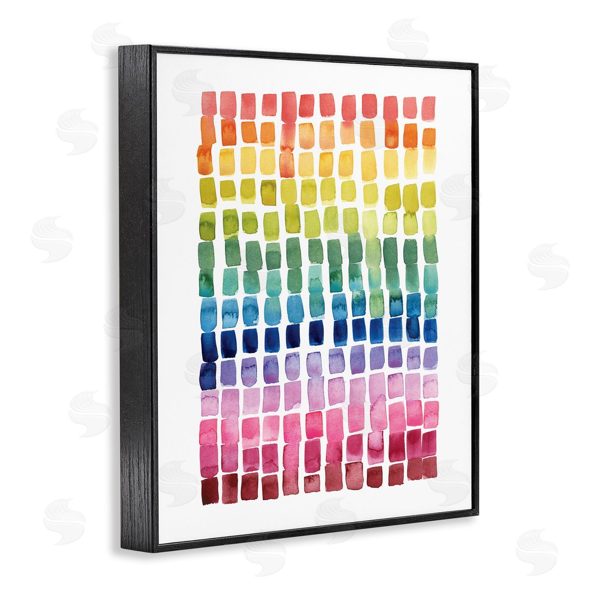 Grace Popp Modern Rainbow Abstraction Geometric Block Tiles