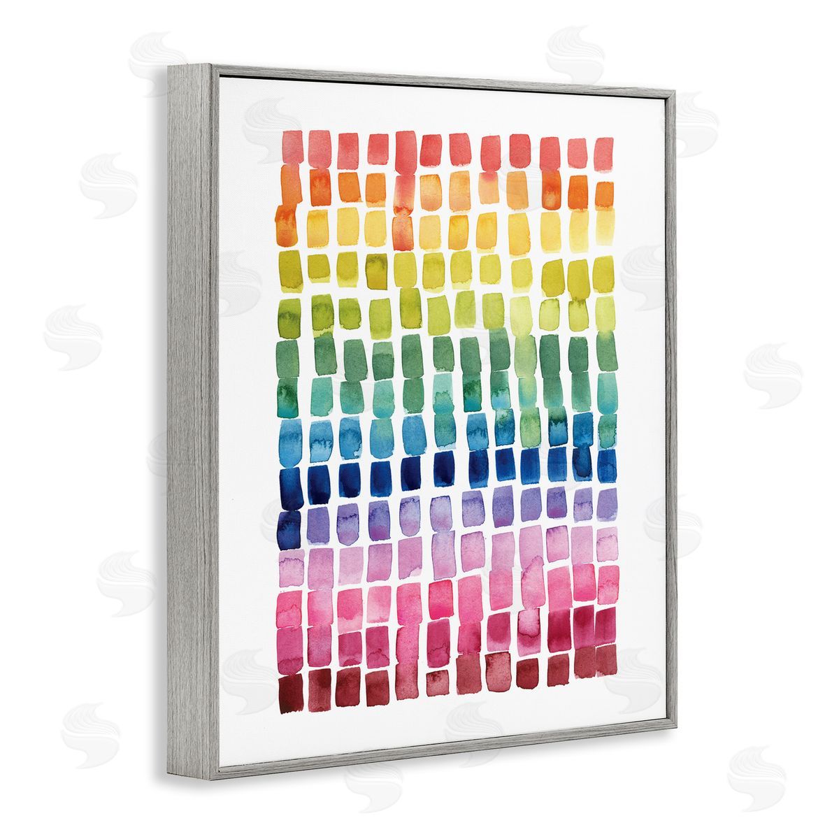 Grace Popp Modern Rainbow Abstraction Geometric Block Tiles
