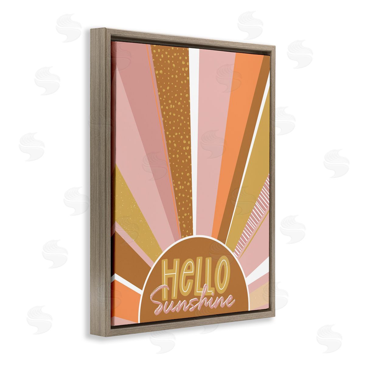 Angela Nickeas Hello Sunshine Phrase Patterned Summer Sunrays