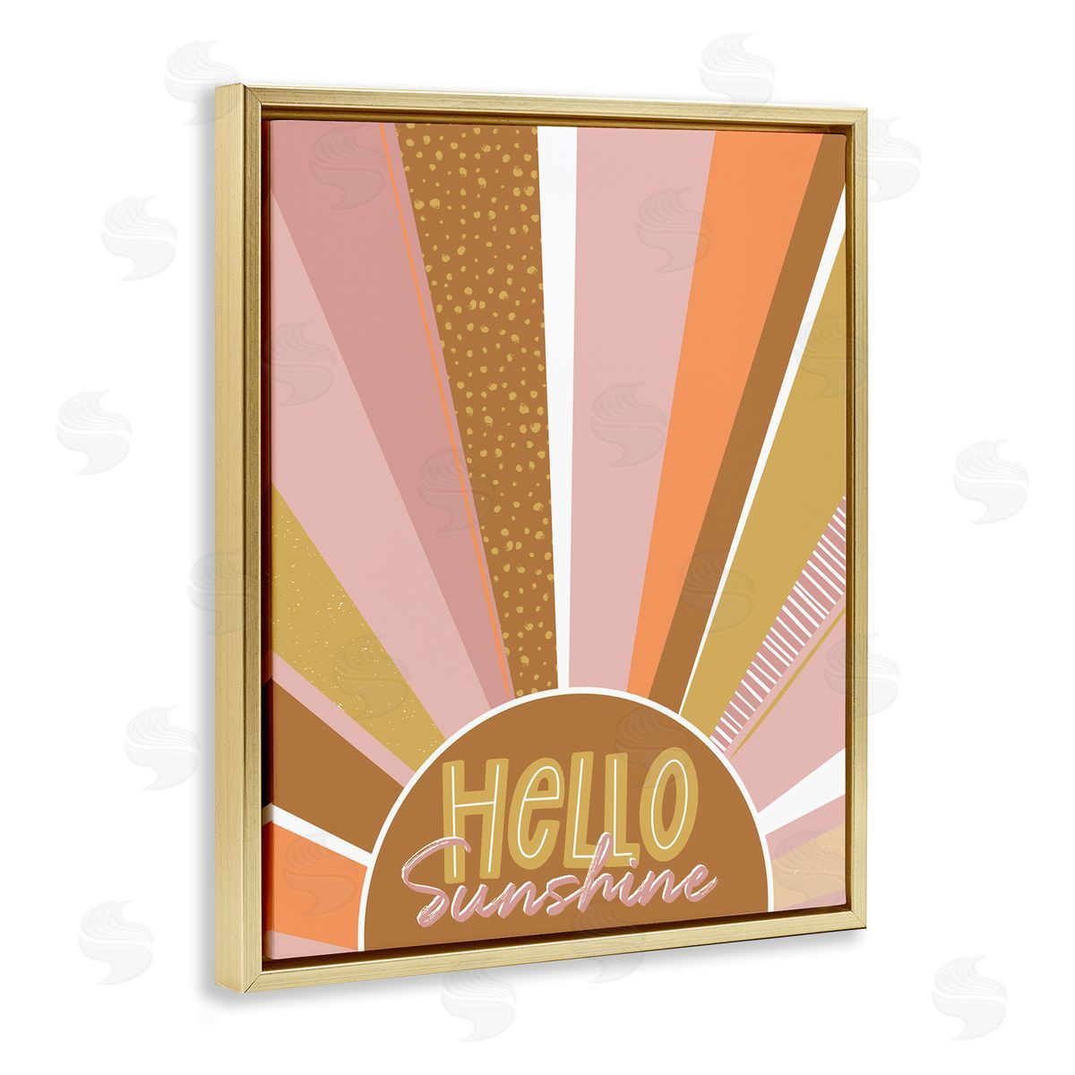 Angela Nickeas Hello Sunshine Phrase Patterned Summer Sunrays