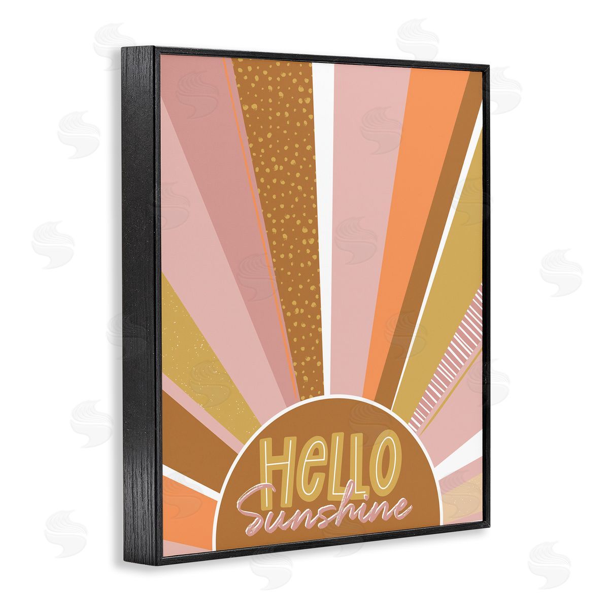 Angela Nickeas Hello Sunshine Phrase Patterned Summer Sunrays