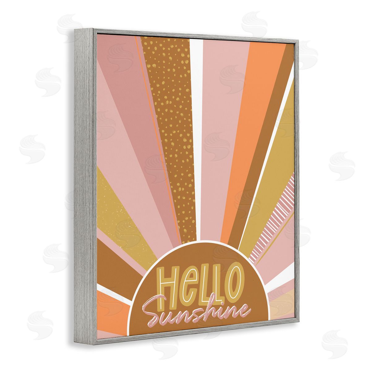 Angela Nickeas Hello Sunshine Phrase Patterned Summer Sunrays