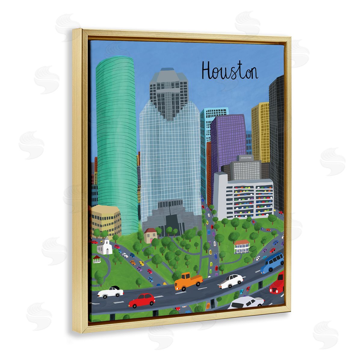 Carla Daly Houston Texas City Skyline Architecture Highway Cars