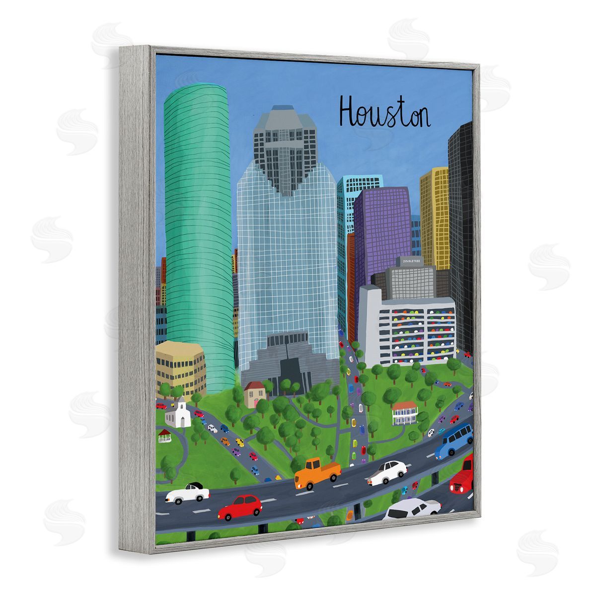 Carla Daly Houston Texas City Skyline Architecture Highway Cars