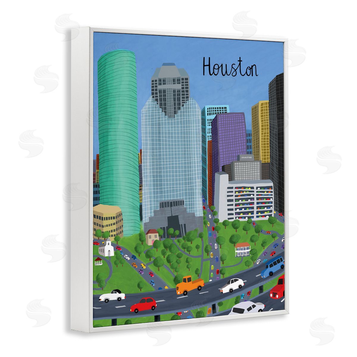 Carla Daly Houston Texas City Skyline Architecture Highway Cars