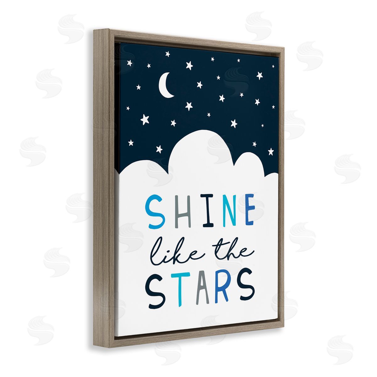 Elizabeth Tyndall Shine Like the Stars Phrase Night Sky Clouds