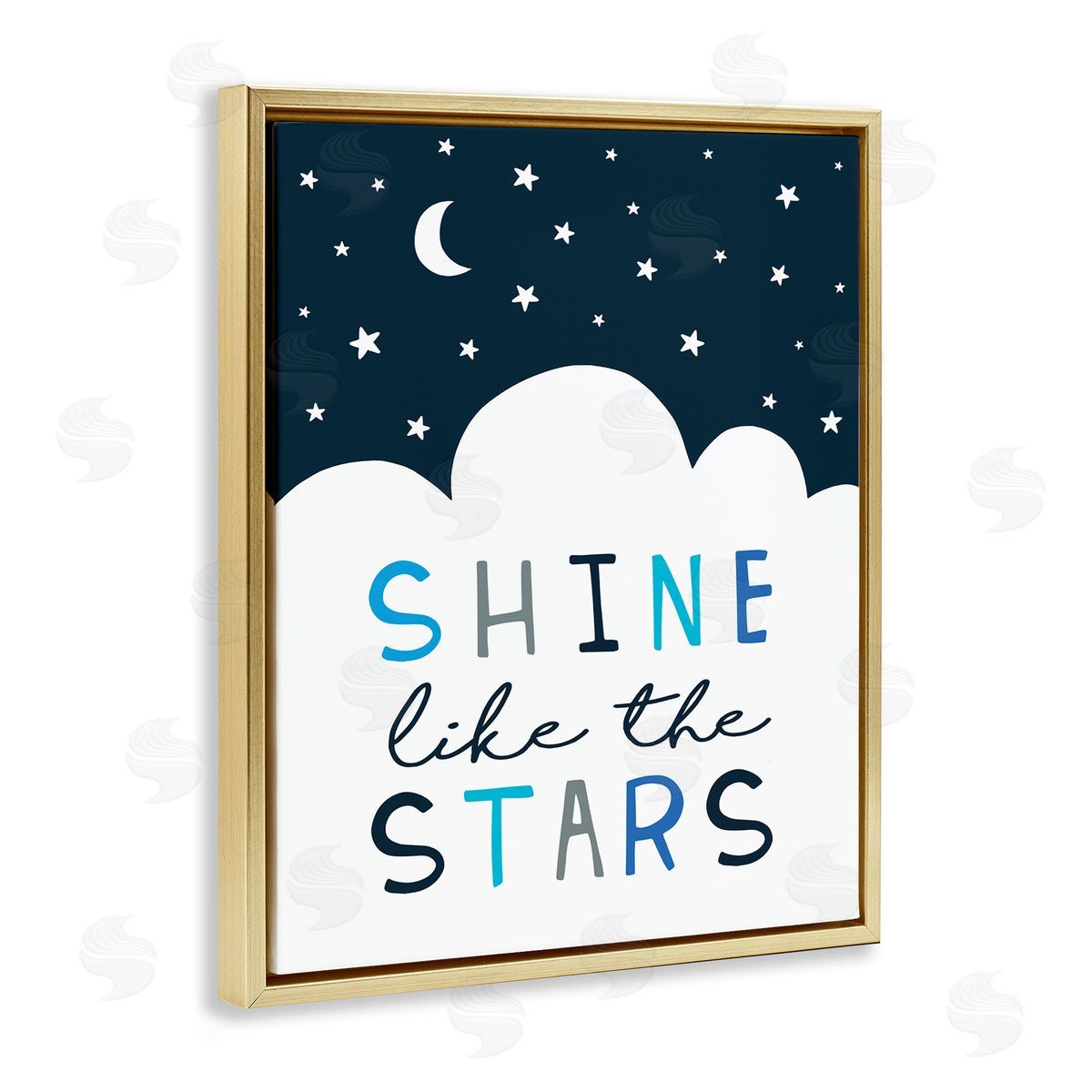 Elizabeth Tyndall Shine Like the Stars Phrase Night Sky Clouds