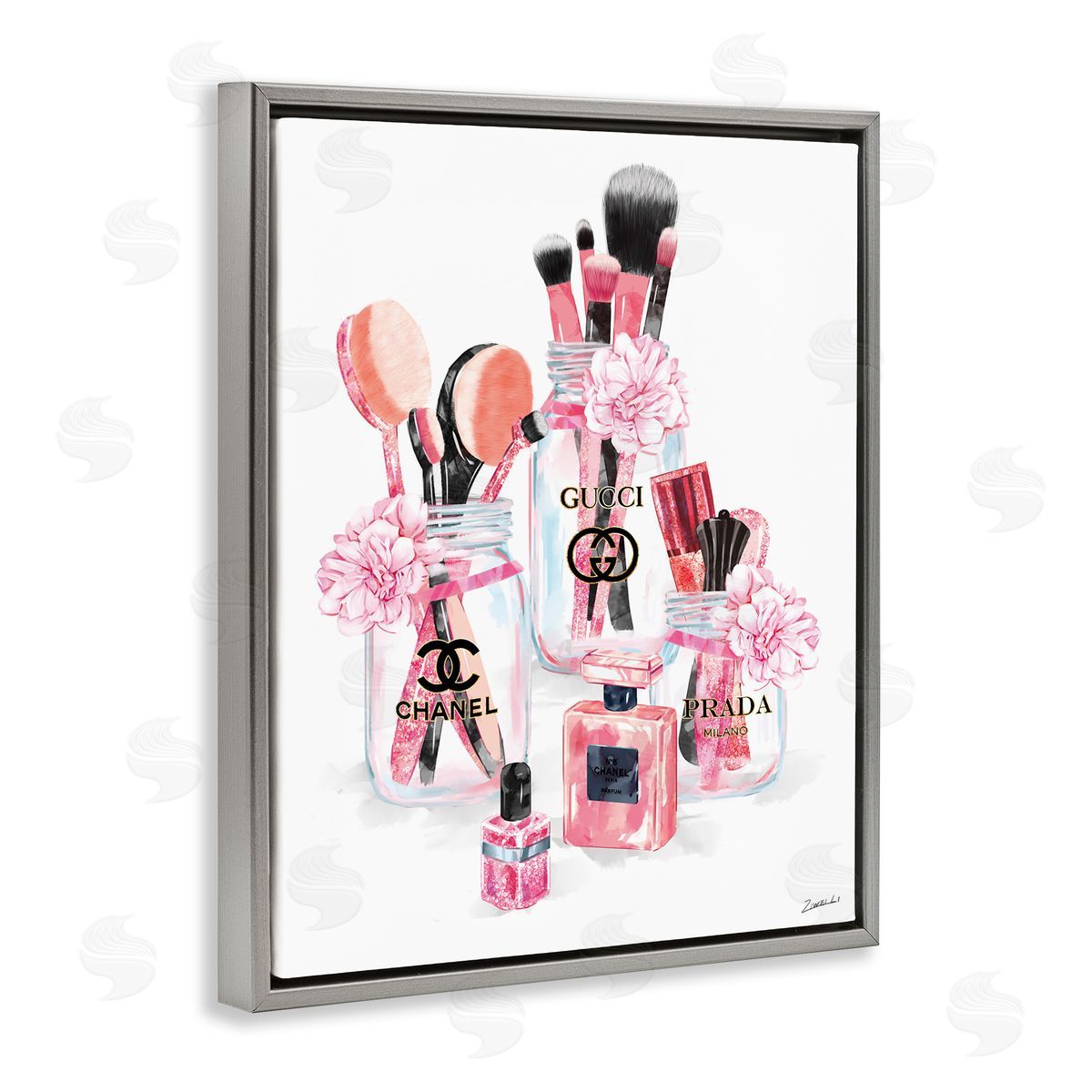 Ziwei Li Glam Fashion Cosmetic Accessories in Jars