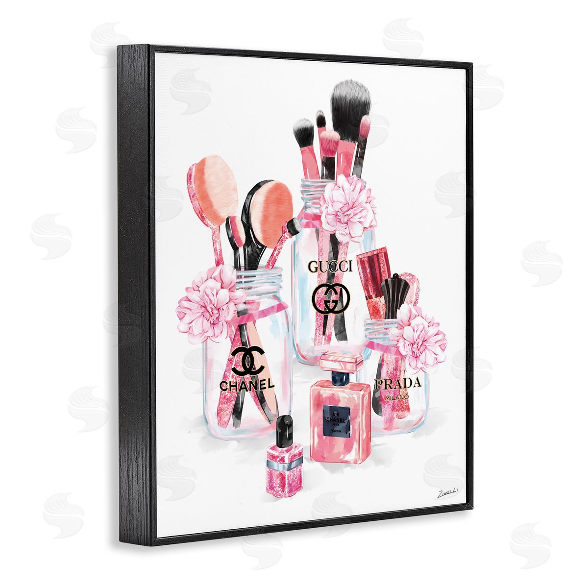 Ziwei Li Glam Fashion Cosmetic Accessories in Jars