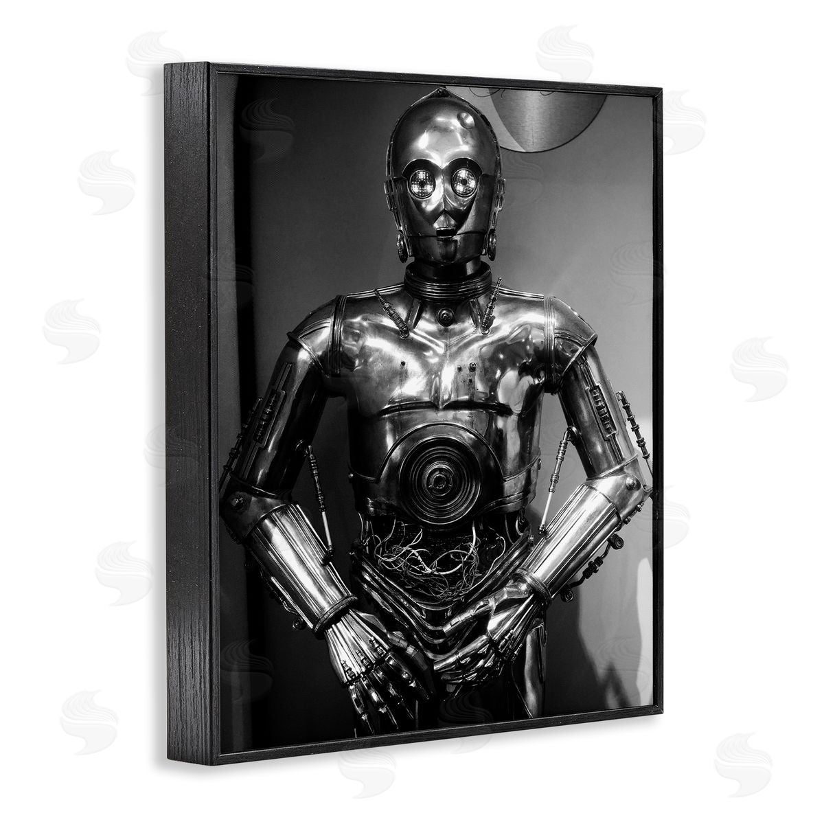 Nice Nshuti Iconic Robot Science Fiction Character Black White