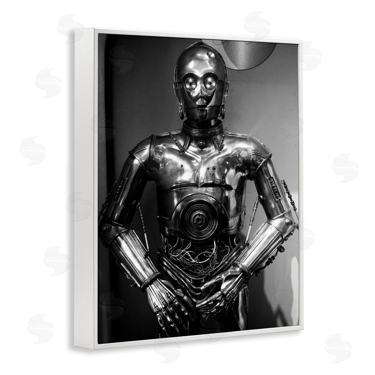 Nice Nshuti Iconic Robot Science Fiction Character Black White