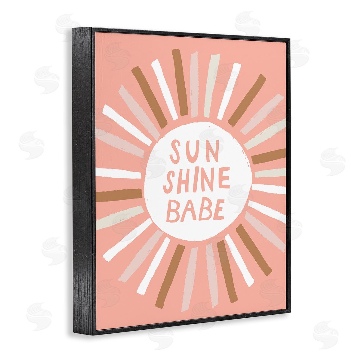 Jess Bruggink Sun Shine Babe Phrase Pastel Sun Rays