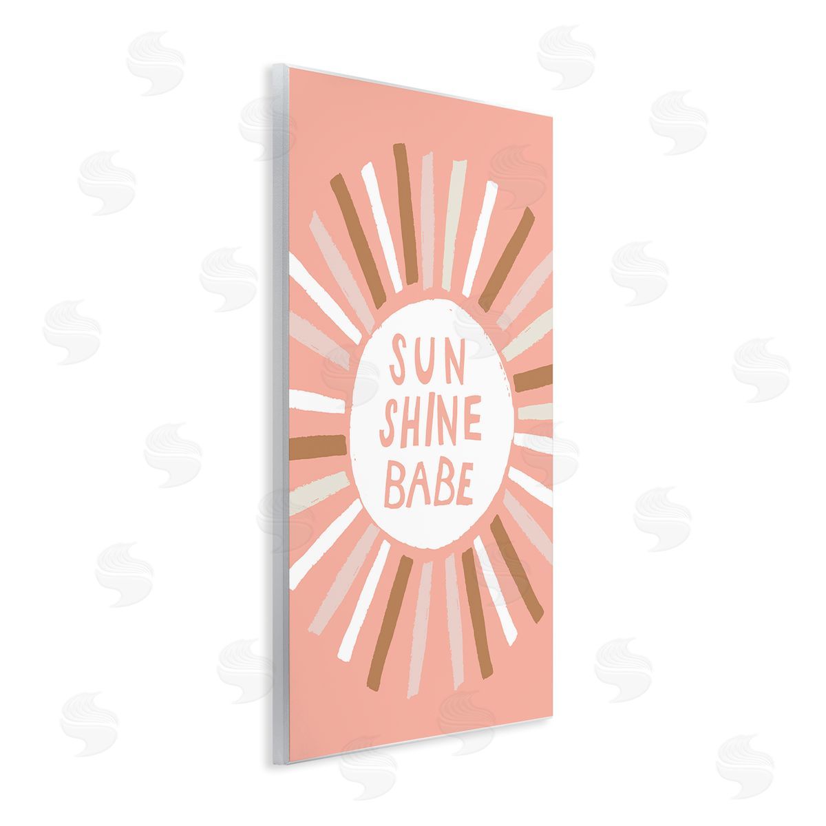 Jess Bruggink Sun Shine Babe Phrase Pastel Sun Rays
