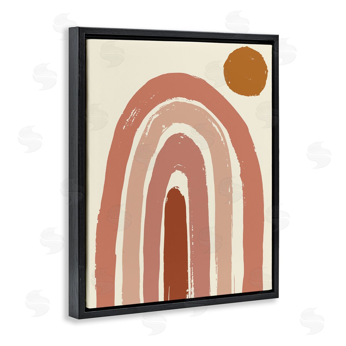 Jess Bruggink Desert Sun Rainbow Landscape Soft Beige Sky