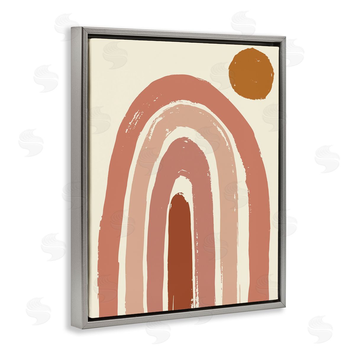 Jess Bruggink Desert Sun Rainbow Landscape Soft Beige Sky