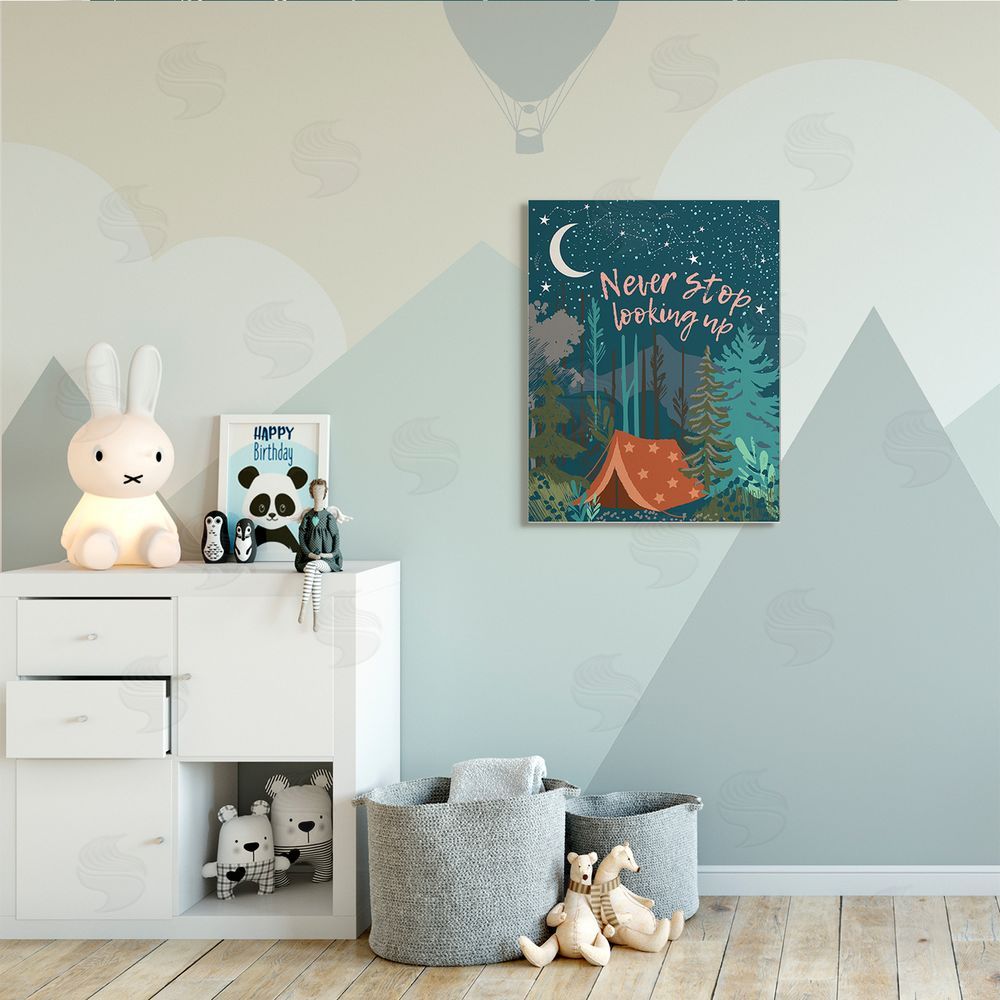 Jennifer Ellory Never Stop Looking Up Phrase Night Sky Camping