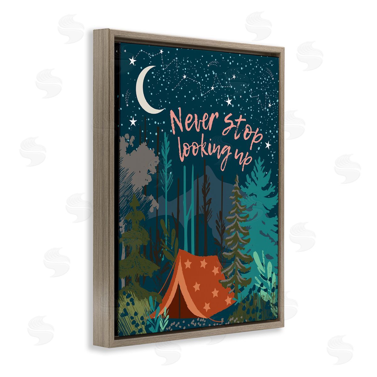 Jennifer Ellory Never Stop Looking Up Phrase Night Sky Camping