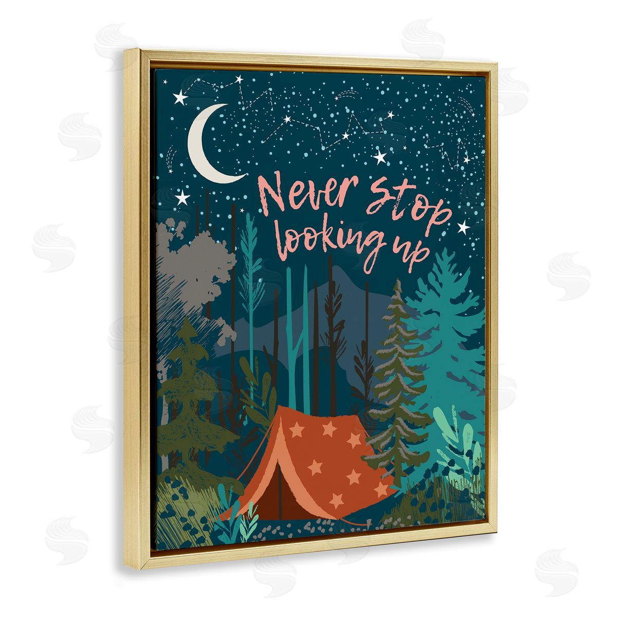 Jennifer Ellory Never Stop Looking Up Phrase Night Sky Camping