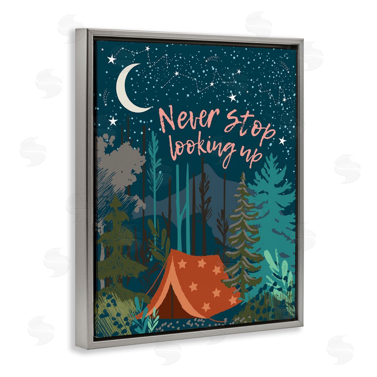 Jennifer Ellory Never Stop Looking Up Phrase Night Sky Camping