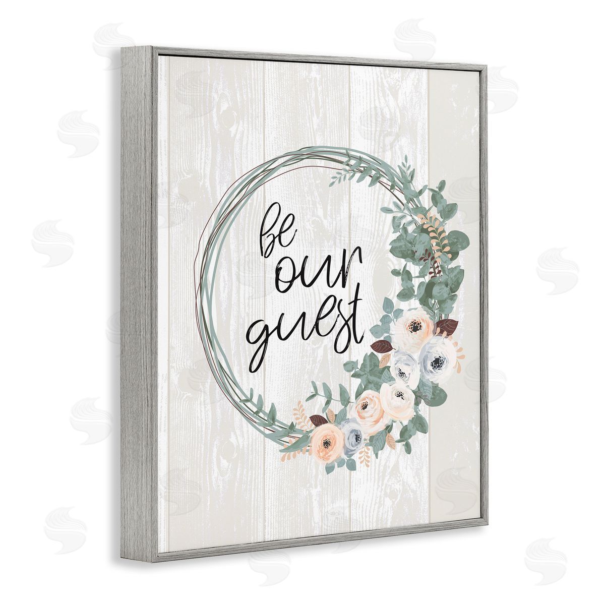 Jennifer Ellory Be Our Guest Greeting Charming Floral Wreath