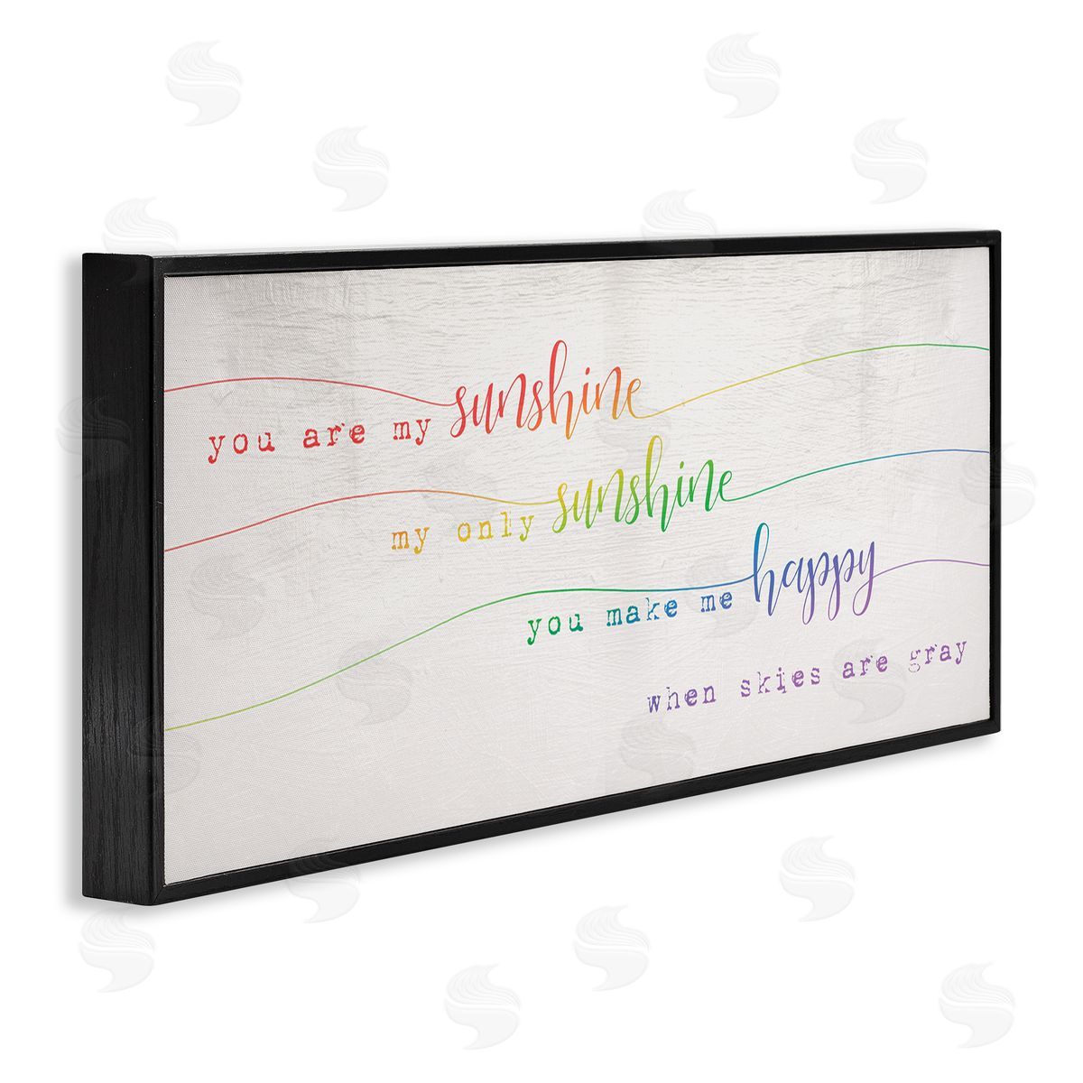 Stupell Studio You're My Sunshine Rainbow Ombre Script