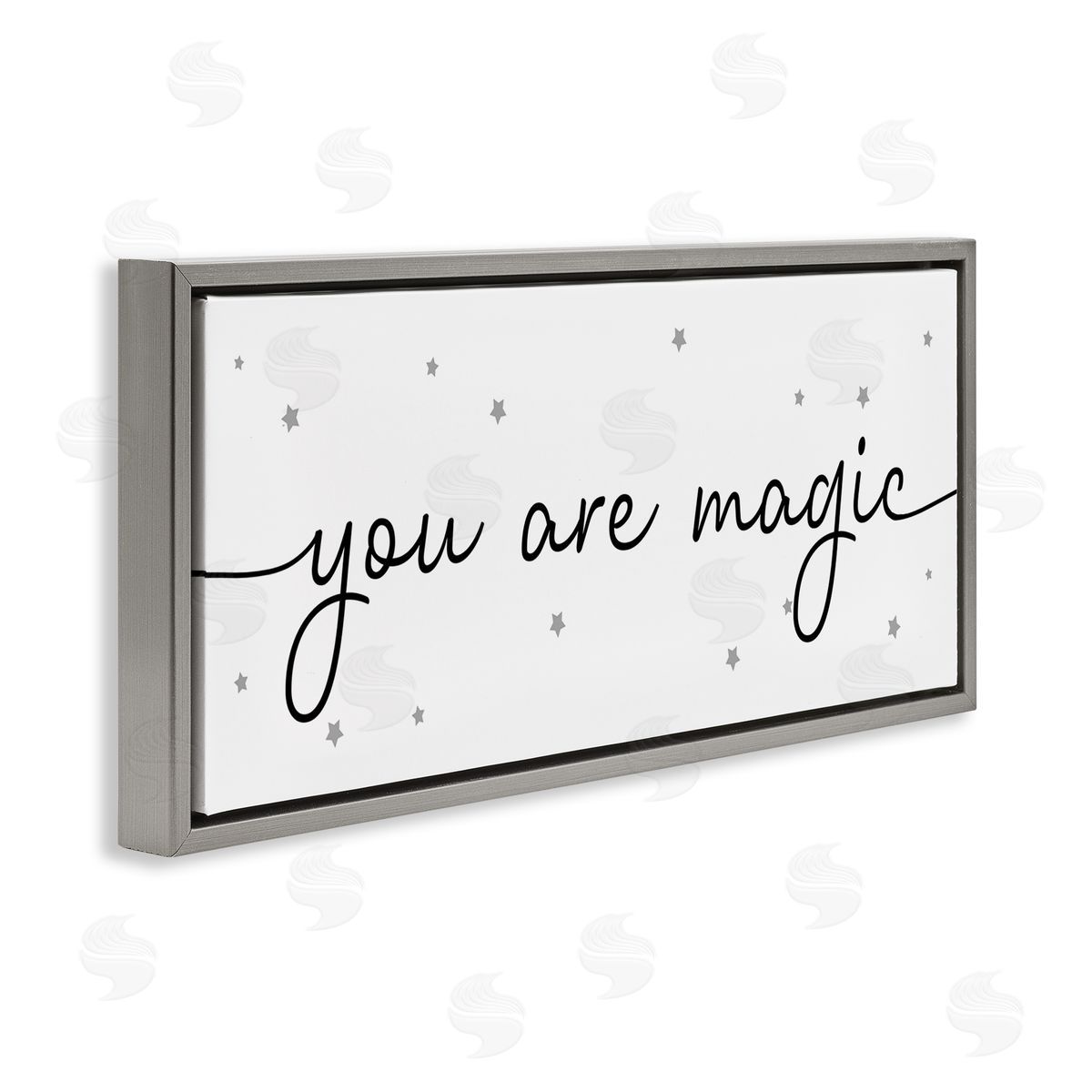 Stupell Studio You Are Magic Sentiments Grey Whimsical Stars