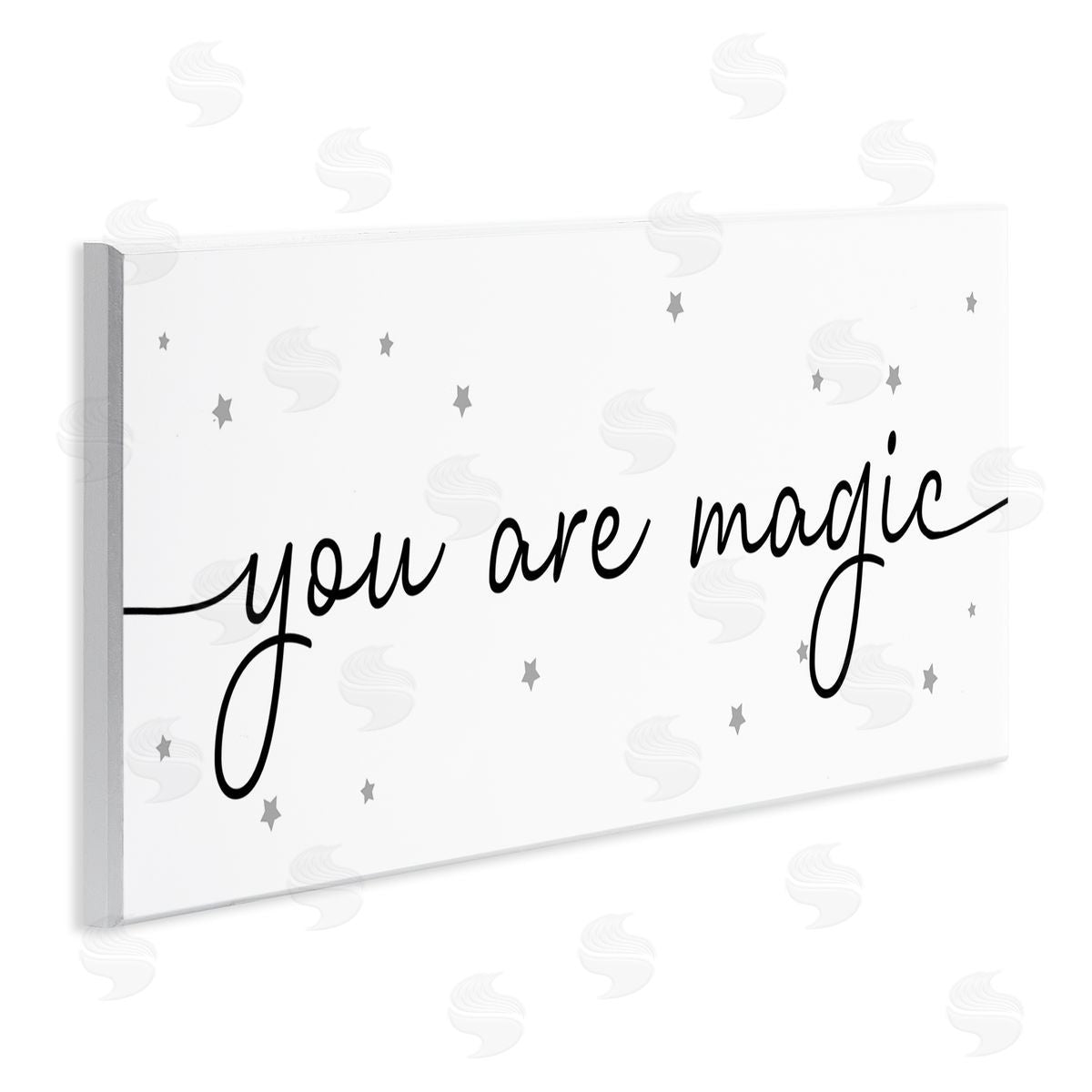 Stupell Studio You Are Magic Sentiments Grey Whimsical Stars