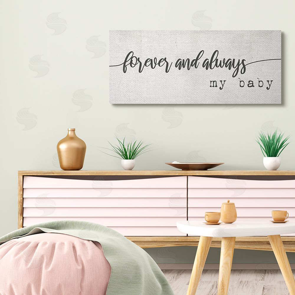 Stupell Studio Forever and Always Sentiments Rustic Romantic Typography