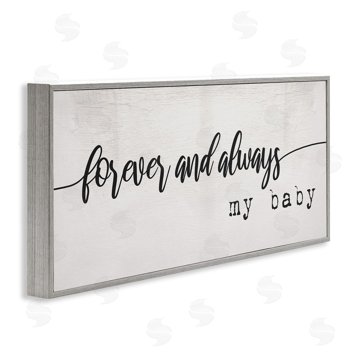 Stupell Studio Forever and Always Sentiments Rustic Romantic Typography
