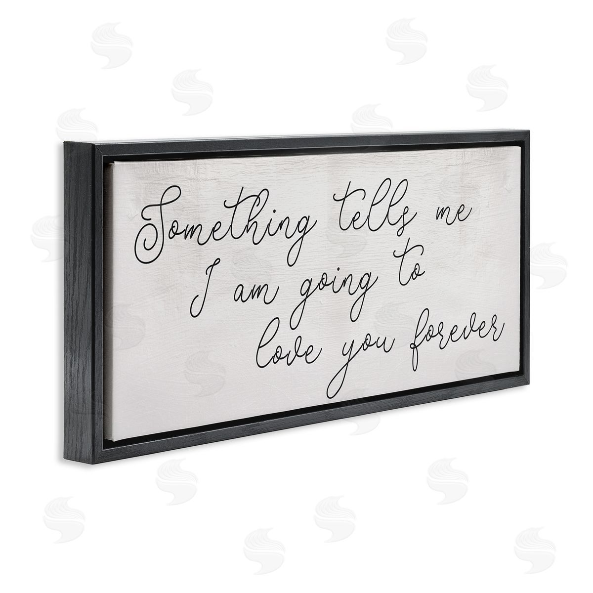 Stupell Studio Something Tells Me Cursive Romantic Quote