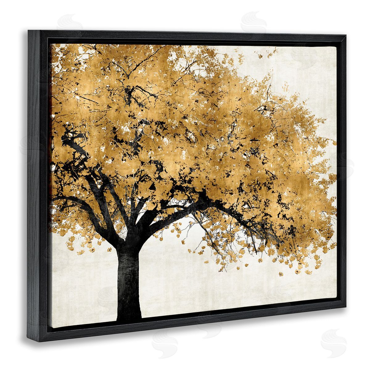 Kate Bennett Traditional Tree with Autumn Leaves over Neutral