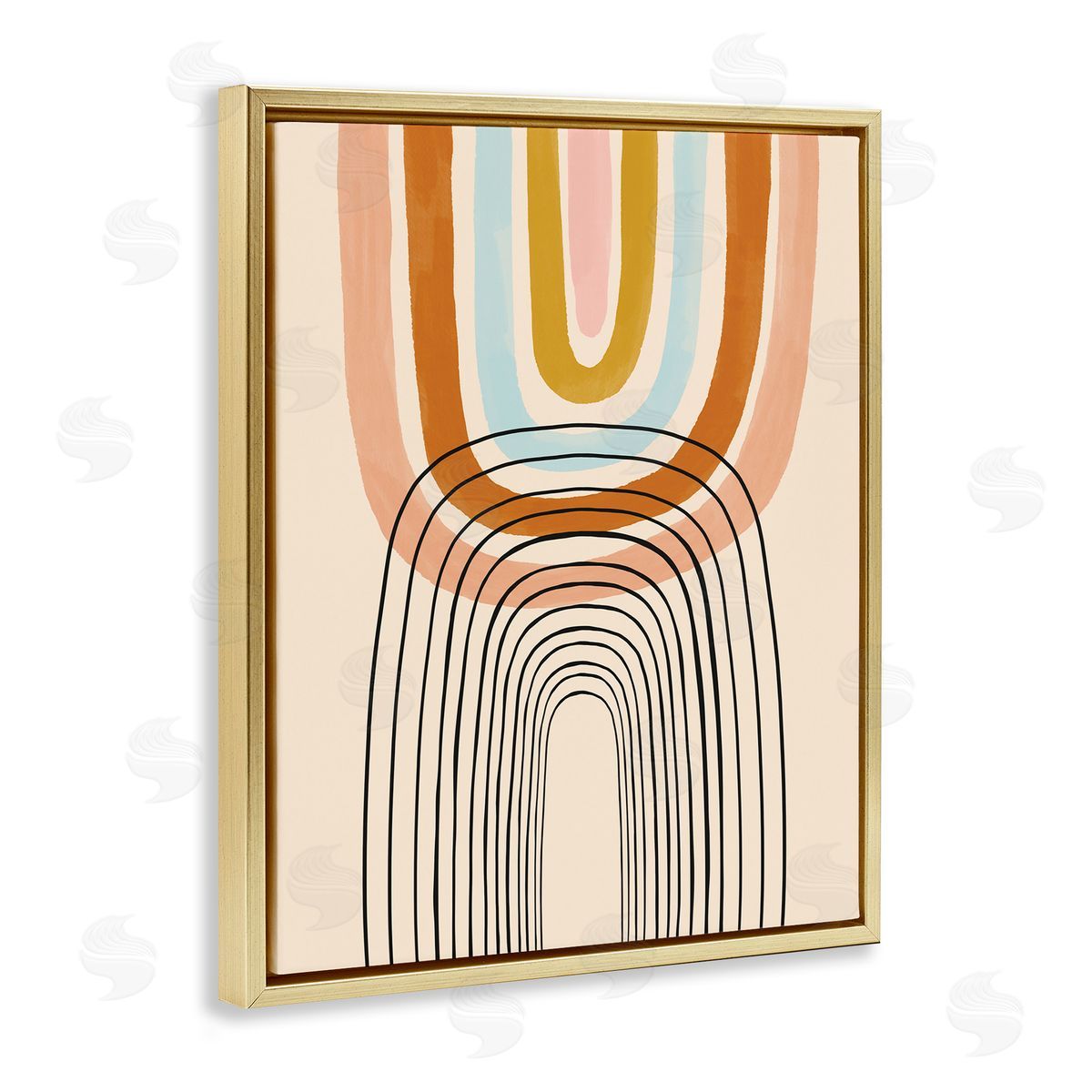 Lisa Barlow Playful Rainbow Reflection Asymmetrical Linework