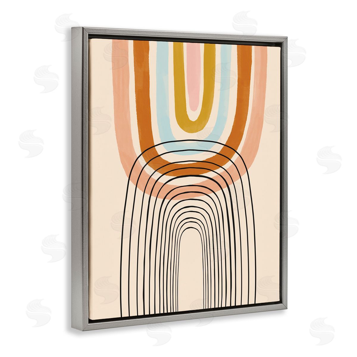 Lisa Barlow Playful Rainbow Reflection Asymmetrical Linework