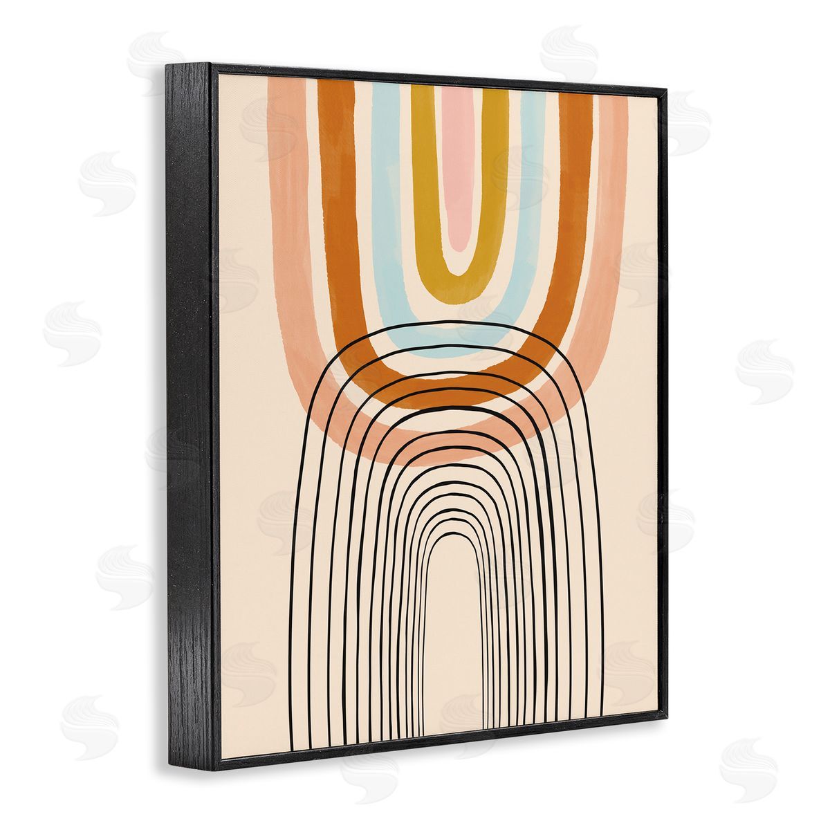 Lisa Barlow Playful Rainbow Reflection Asymmetrical Linework