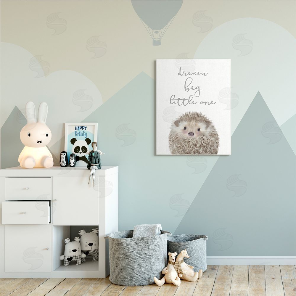 Leah Straatsma Dream Big Little One Adorable Inspirational Hedgehog