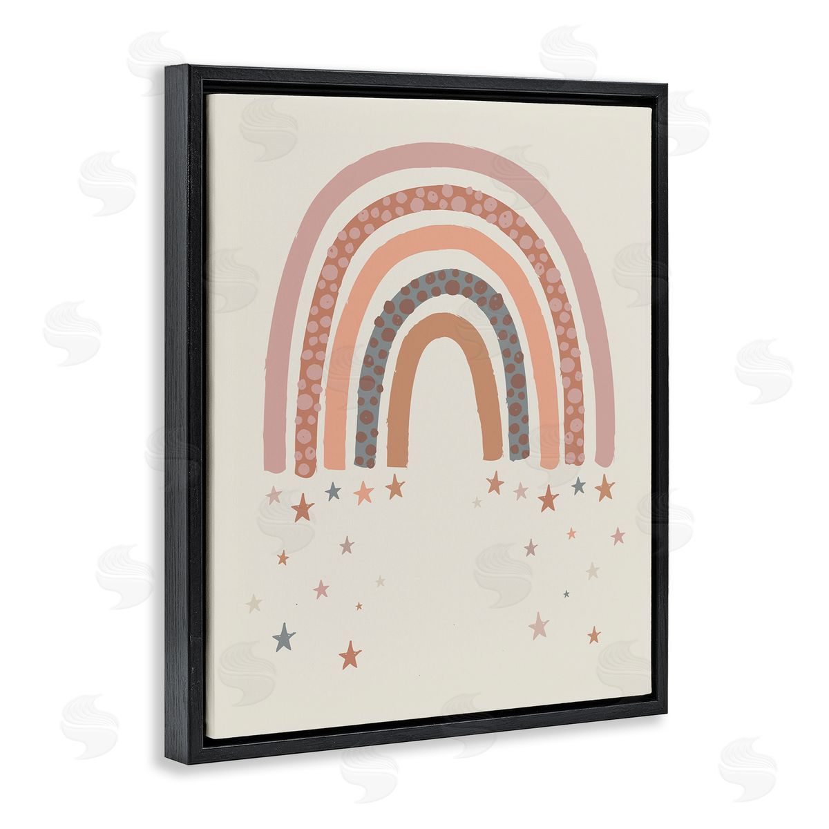 Lisa Perry Whitebutton Desert Rainbow Falling Stars Beige Pink