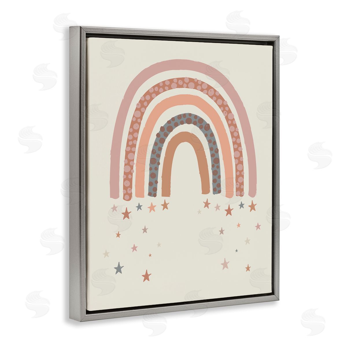 Lisa Perry Whitebutton Desert Rainbow Falling Stars Beige Pink