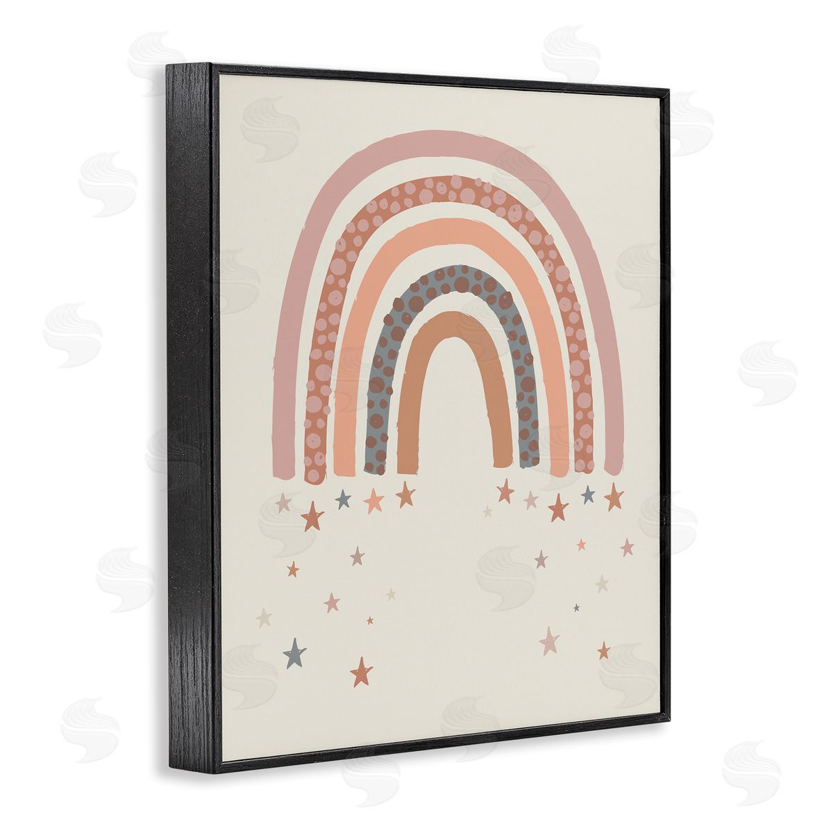 Lisa Perry Whitebutton Desert Rainbow Falling Stars Beige Pink