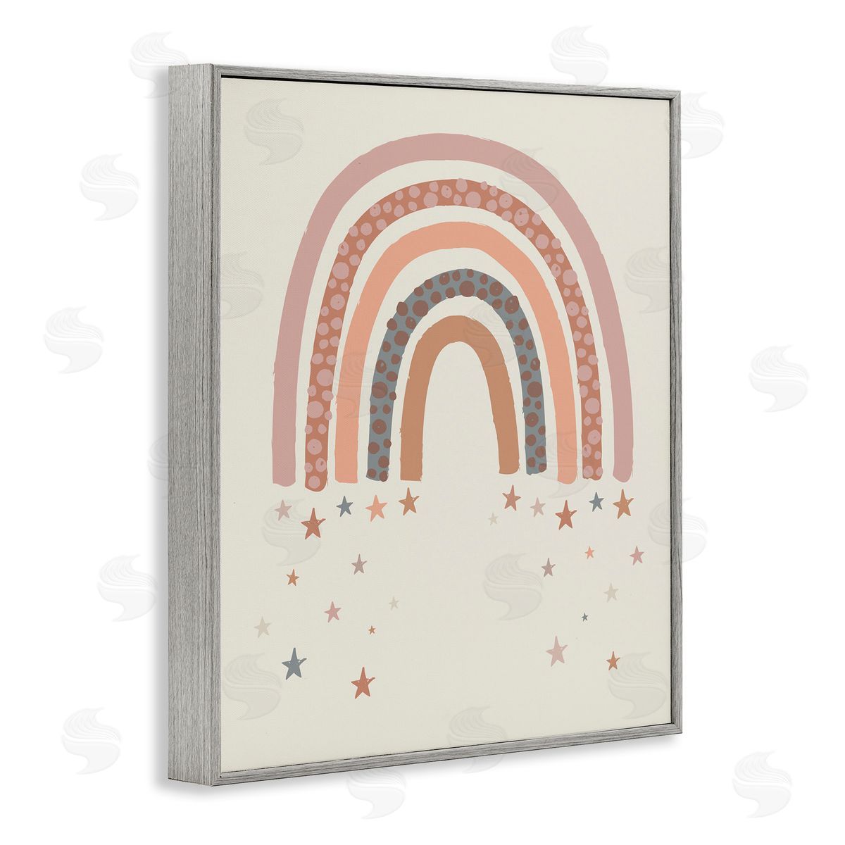 Lisa Perry Whitebutton Desert Rainbow Falling Stars Beige Pink