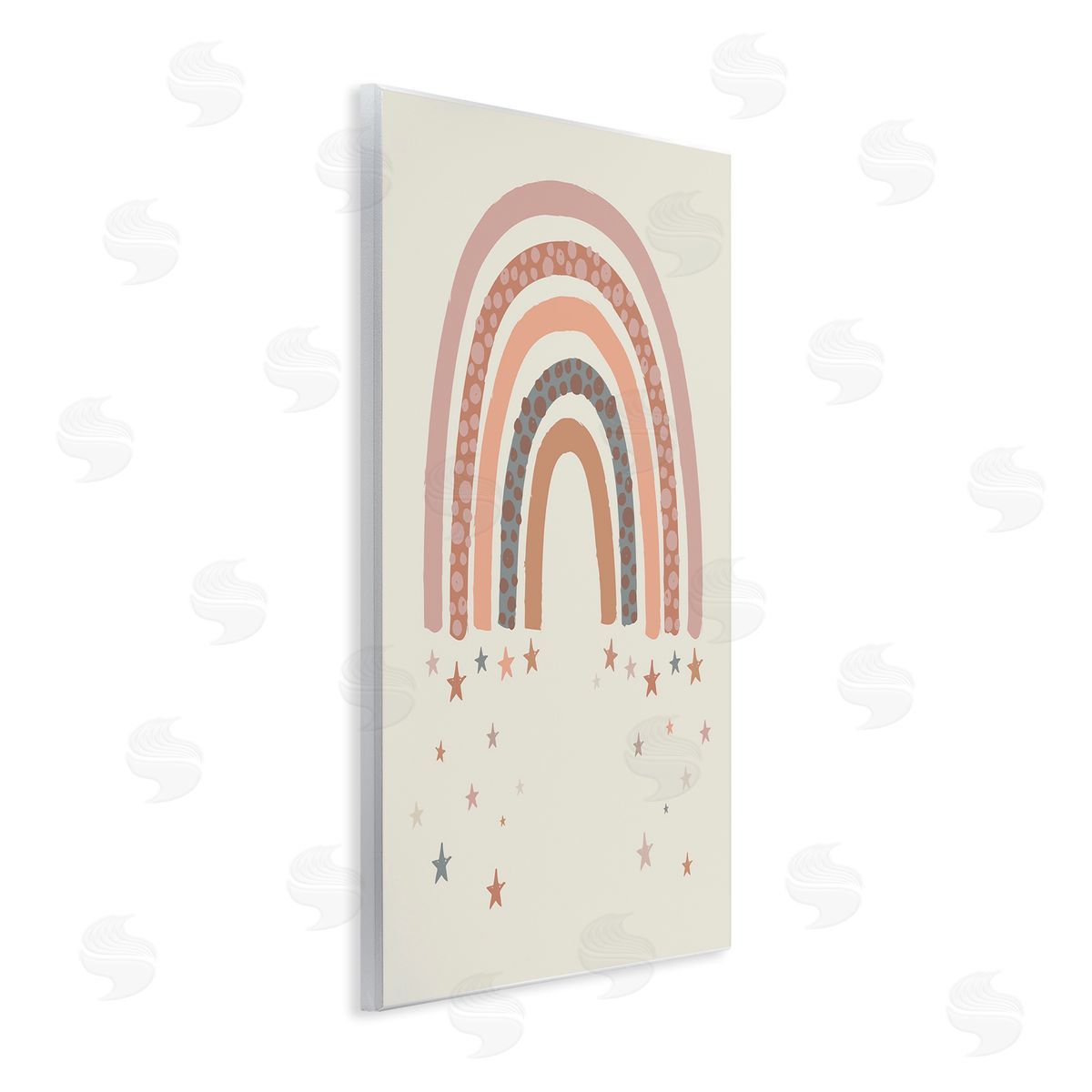 Lisa Perry Whitebutton Desert Rainbow Falling Stars Beige Pink