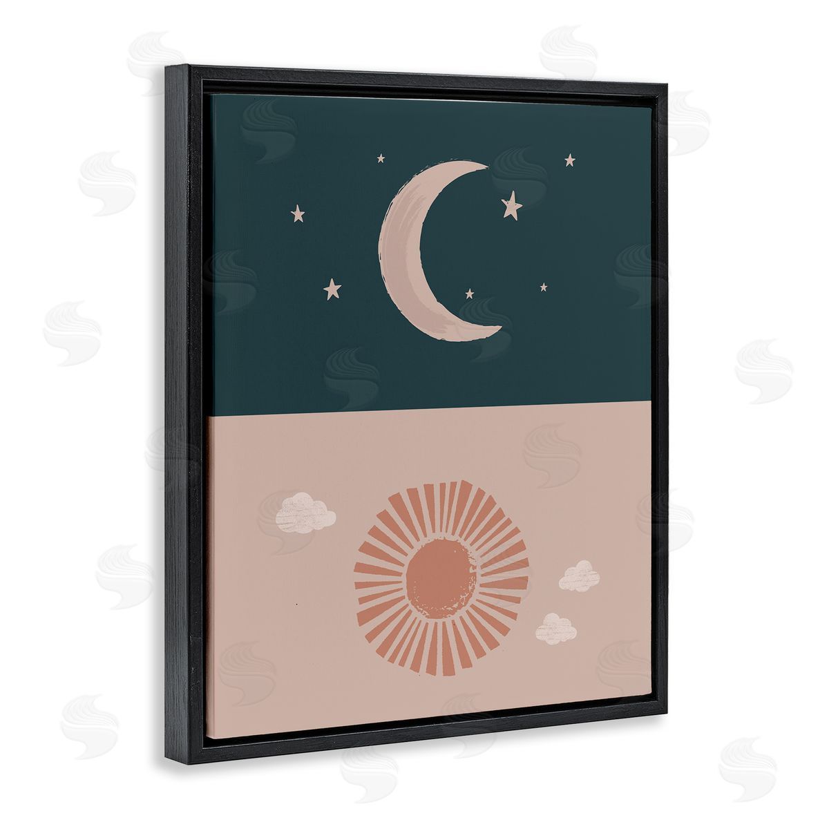 Lisa Perry Whitebutton Night Sky over Sunny Day Muted Tones