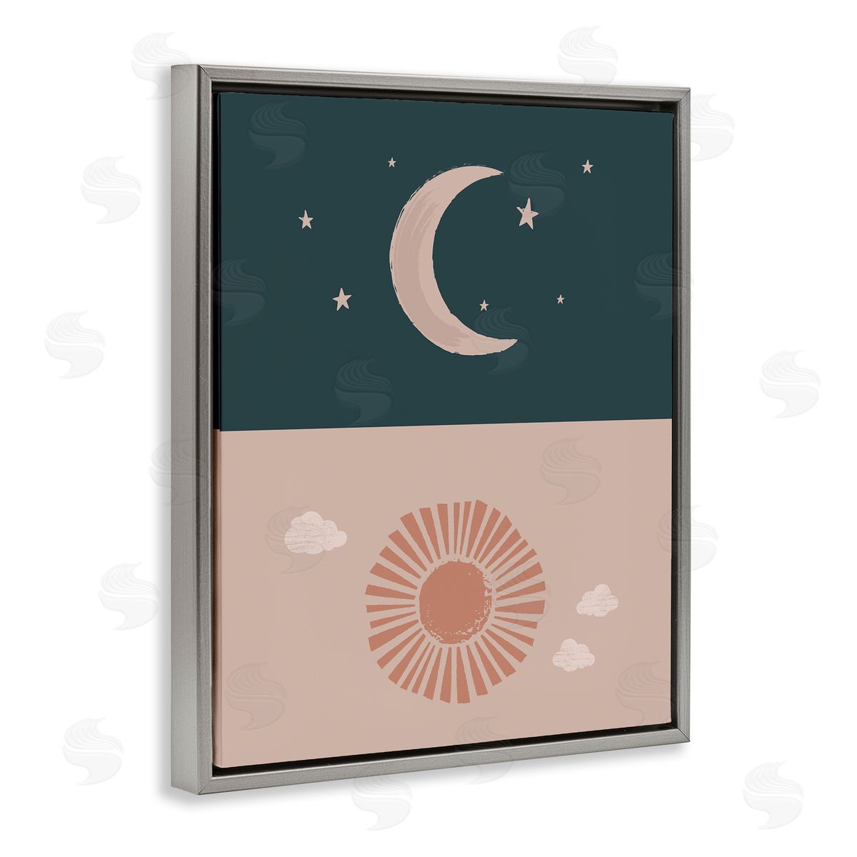 Lisa Perry Whitebutton Night Sky over Sunny Day Muted Tones