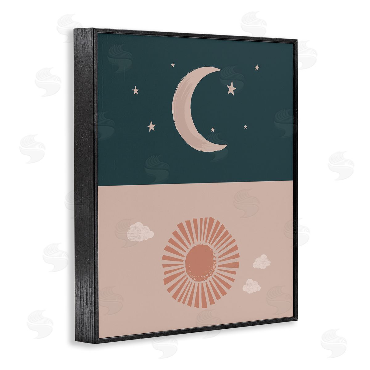 Lisa Perry Whitebutton Night Sky over Sunny Day Muted Tones