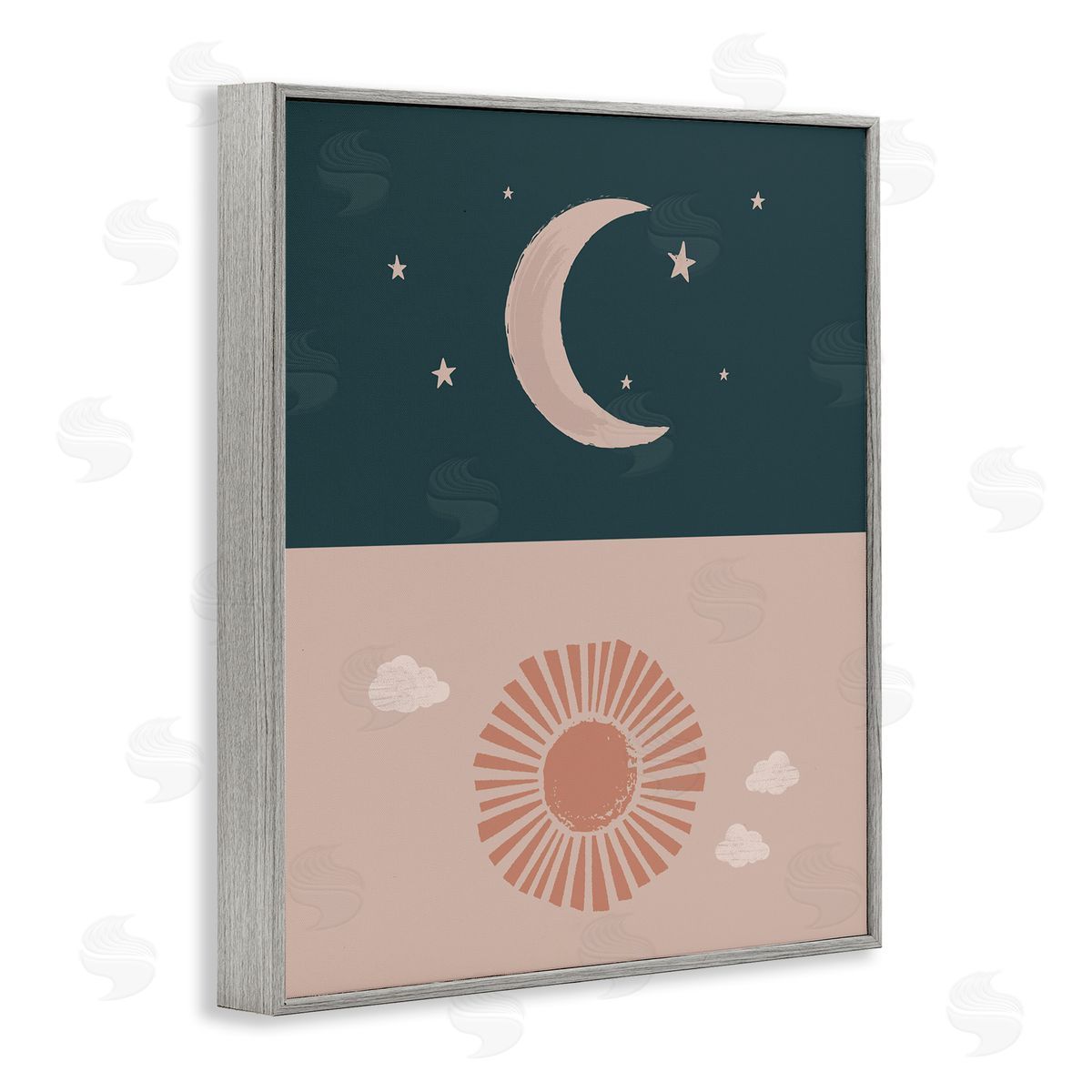 Lisa Perry Whitebutton Night Sky over Sunny Day Muted Tones