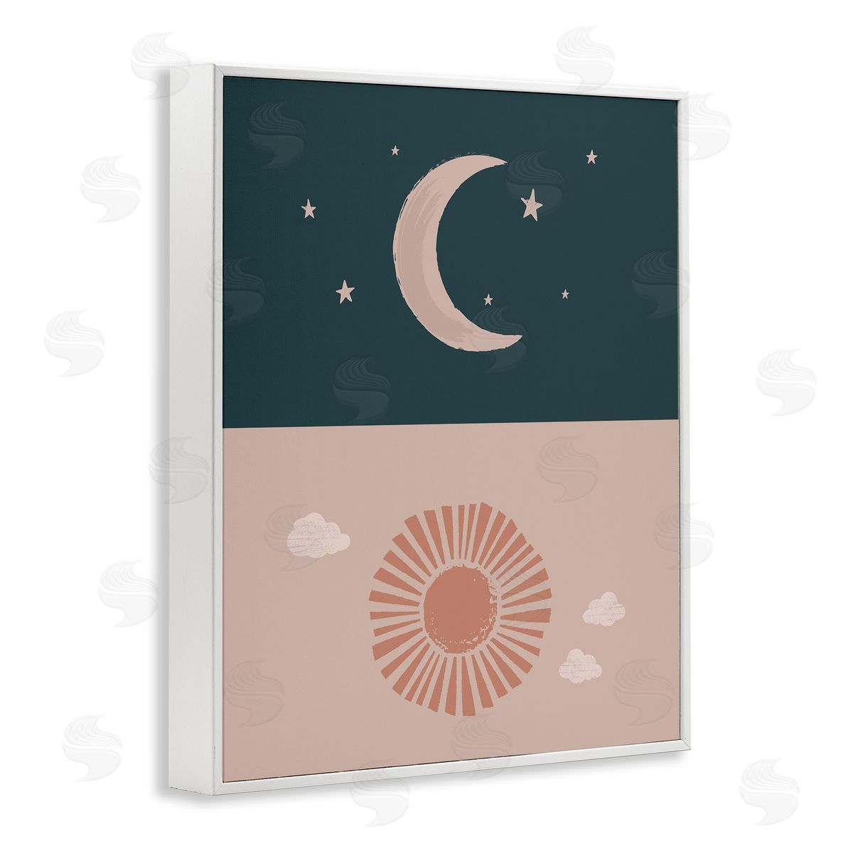 Lisa Perry Whitebutton Night Sky over Sunny Day Muted Tones