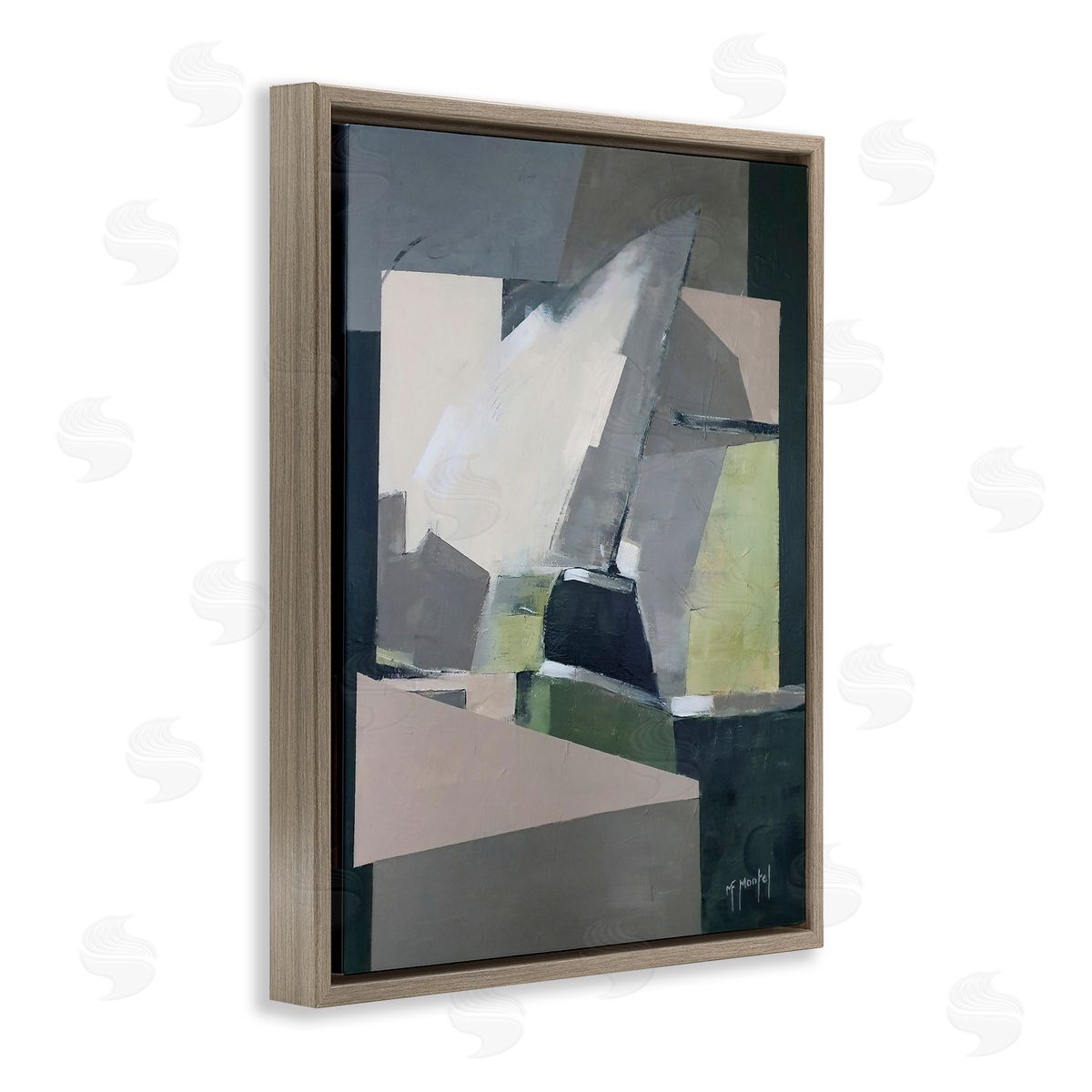 Fanou Montel Abstraction Antique Montel Modern Neutral Tones