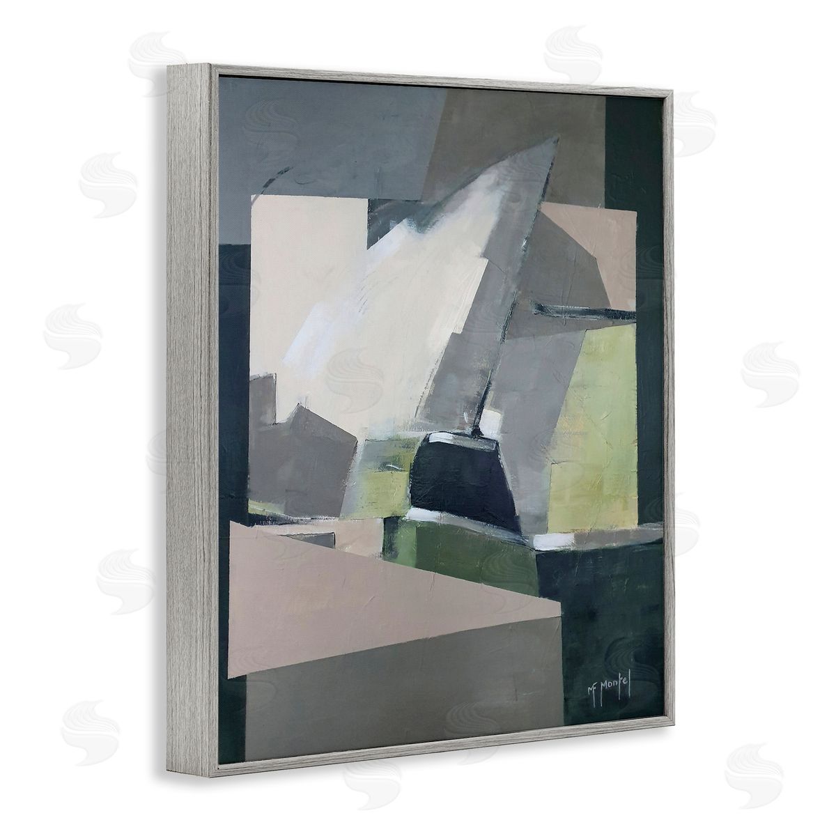 Fanou Montel Abstraction Antique Montel Modern Neutral Tones