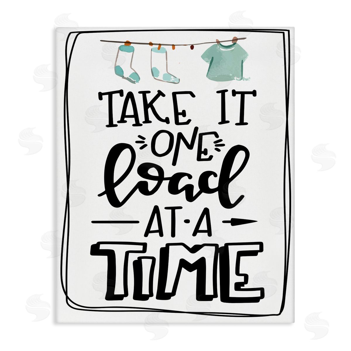 Nicole DeCamp One Load At A Time Laundry Humor Clothesline