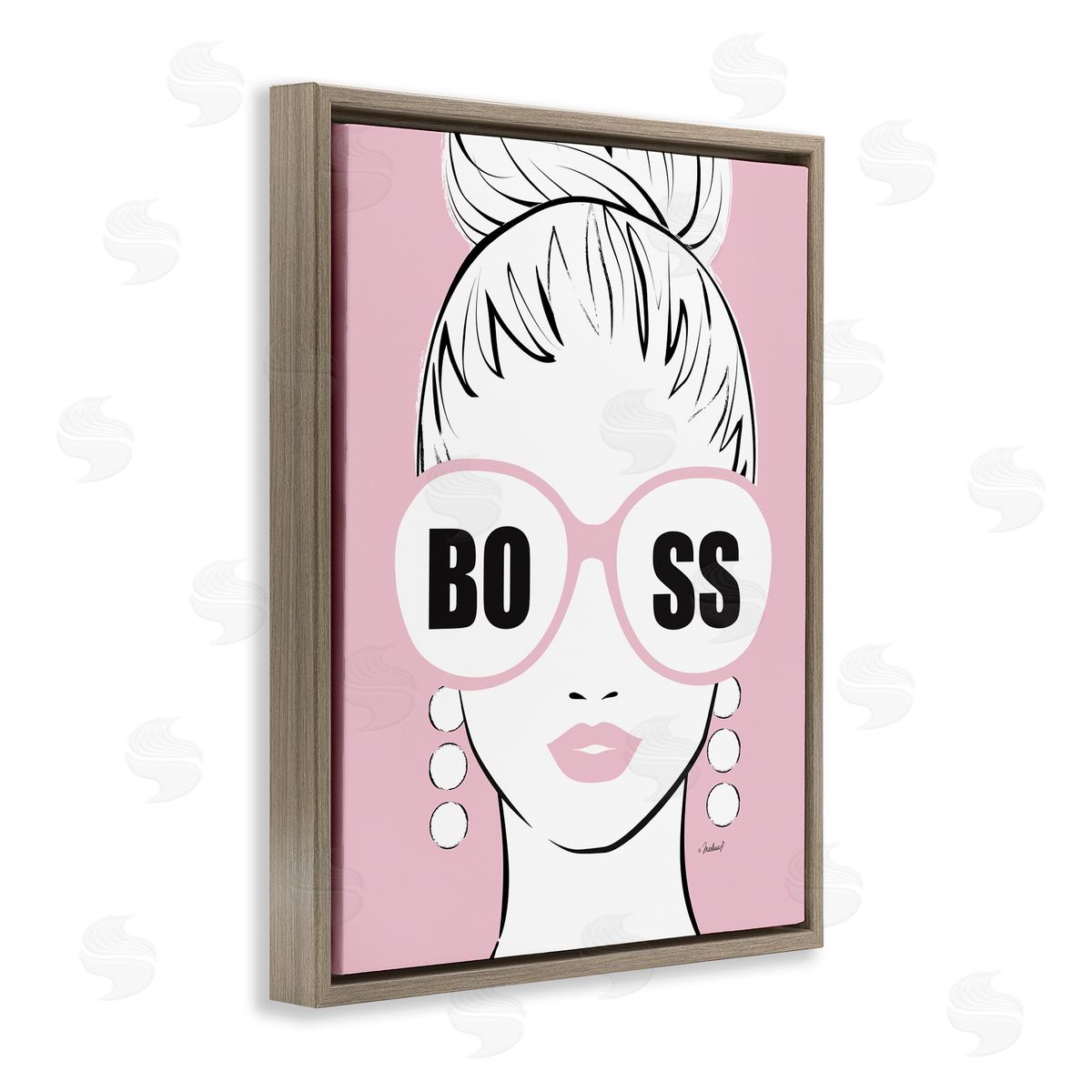 Martina Pavlova Boss Phrase Sunglasses Glam Female Pink Fashion