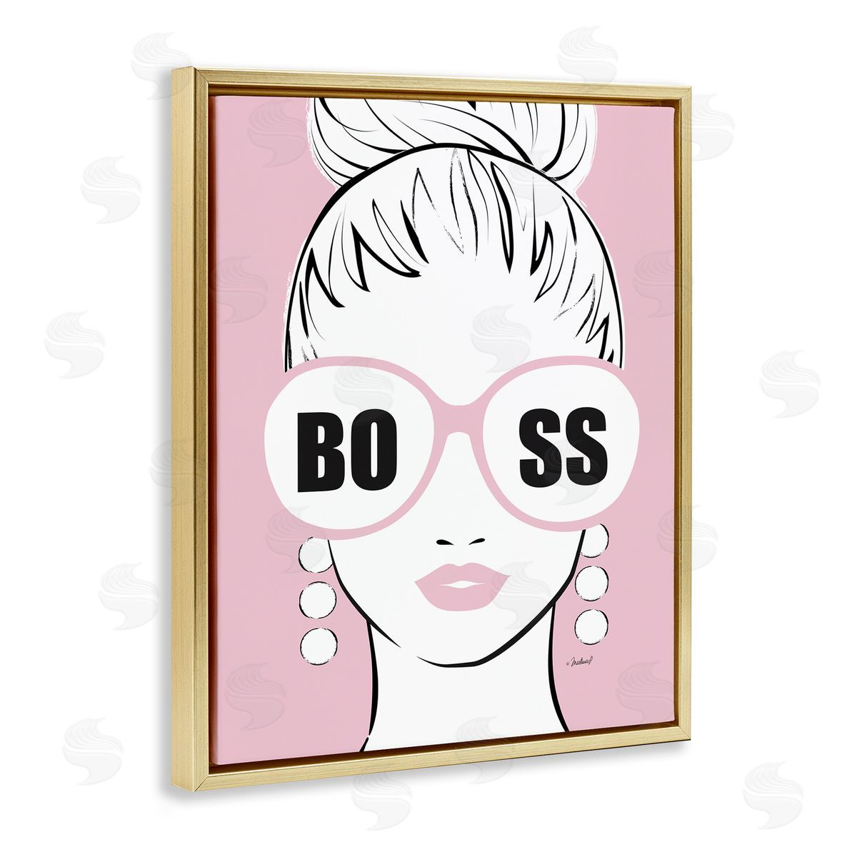 Martina Pavlova Boss Phrase Sunglasses Glam Female Pink Fashion